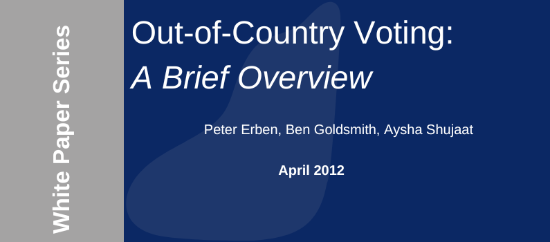 Out-of-Country Voting: A Brief Overview | IFES - The
