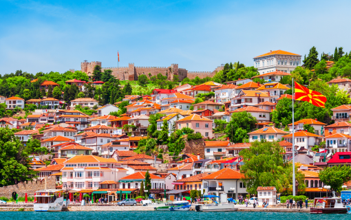 Lake Ohrid and Ohrid City, Macedonia