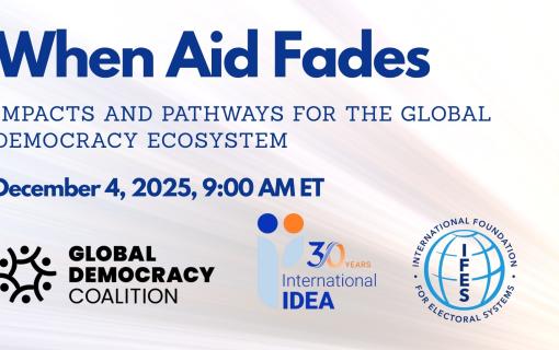 When Aid Fades event announcement