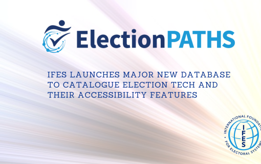 ElectionPATHS logo on a purple background