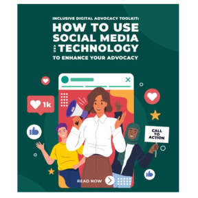 Cover of the Inclusive Digital Advocacy Toolkit.