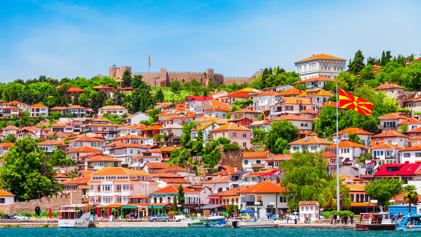 Lake Ohrid and Ohrid City, Macedonia