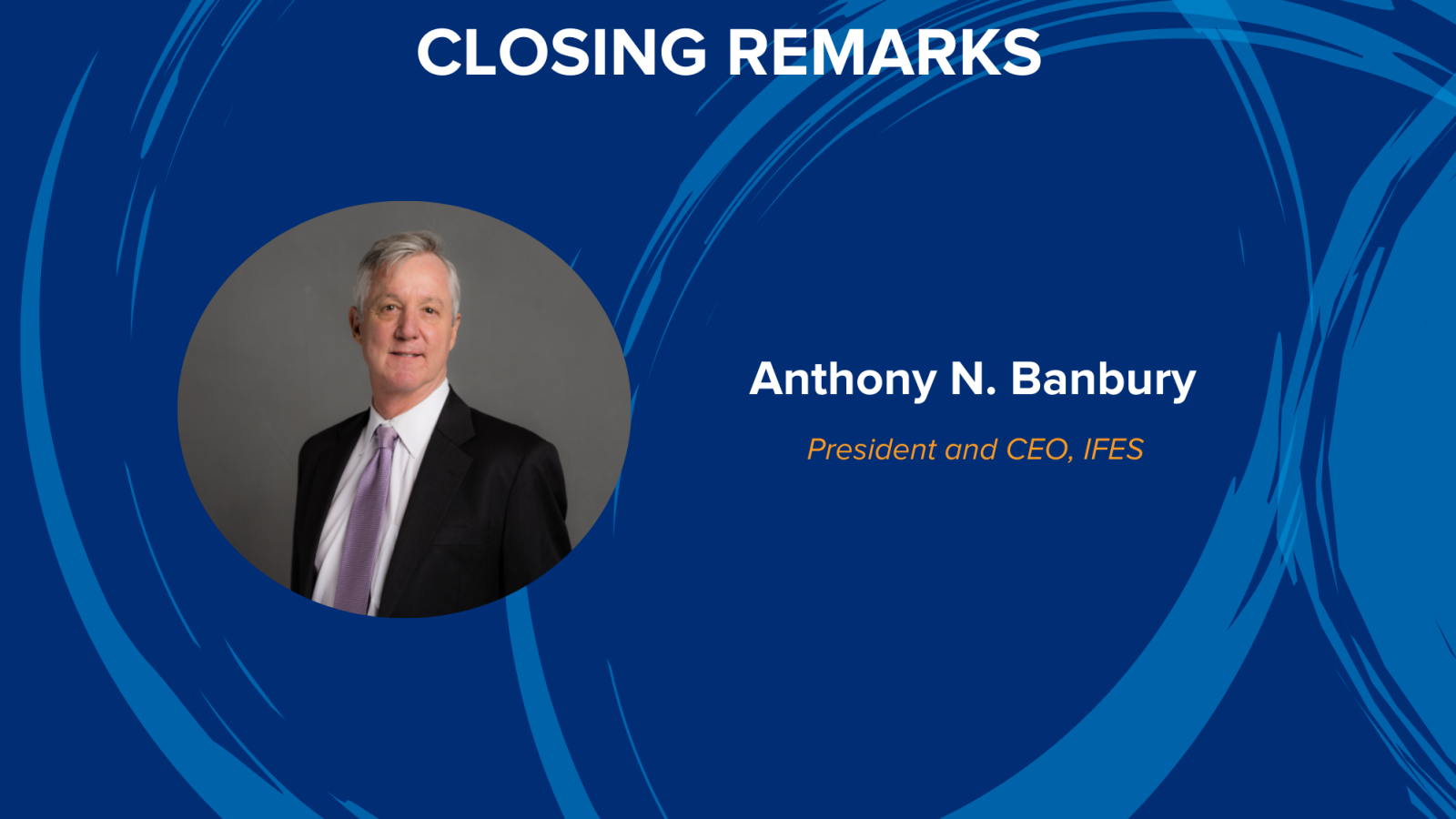 Closing remarks 