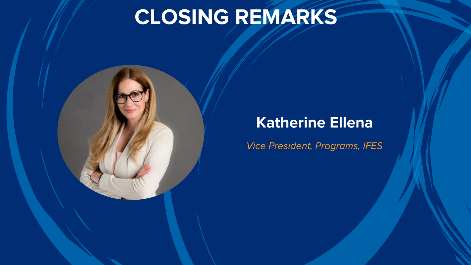 Closing Remarks