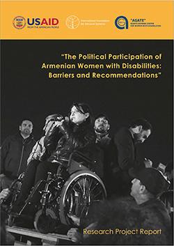 The cover of the new publication on participation of women with disabilities in political life by the Agate Rights Defense Center for Women with Disabilities