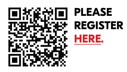 QR Code - Please register here.