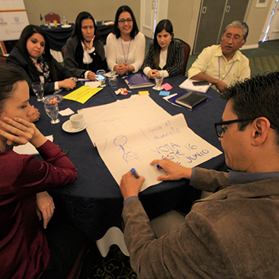 Participants develop inclusive civic campaigns to reach out to citizens in rural areas.