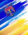 Illustration of Moldovan flag
