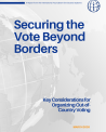 Securing the Vote Beyond Borders report cover