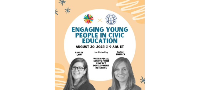 Unite 2030 IFES KDI Event Info as listed below.