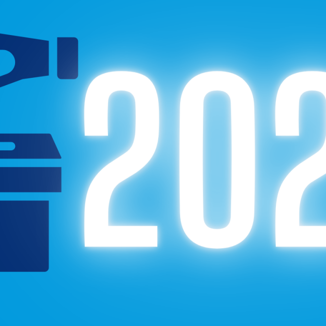 Graphic of ballot box 2024