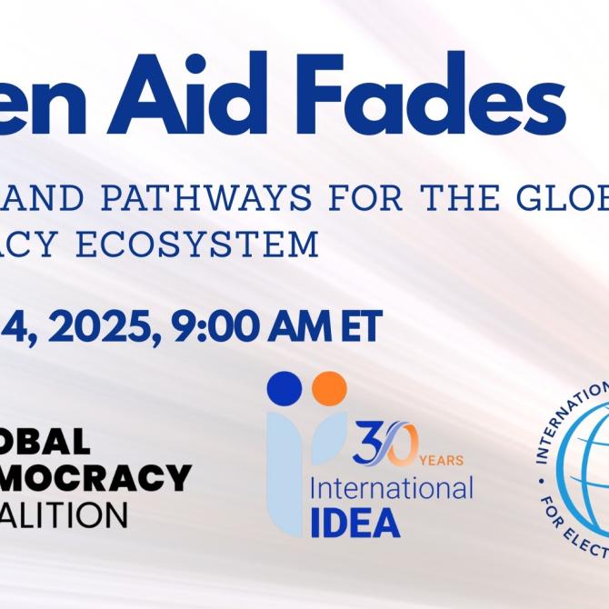 When Aid Fades event announcement