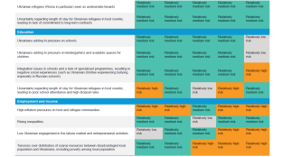 TABLE 4. Potential sources of tensions between Ukrainian refugees and host communities