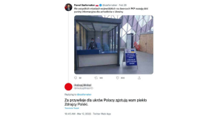 A member of the public responds to politicians post