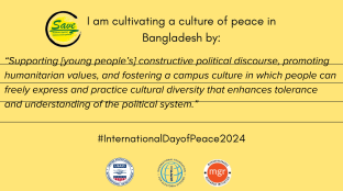 “Supporting [young people’s] constructive political discourse, promoting humanitarian values, and fostering a campus culture in which people can freely express and practice cultural diversity that enhances tolerance and understanding of the political system.”