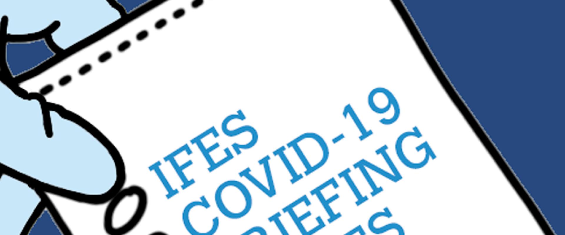 IFES Covid 19 Briefing Series Program Logo
