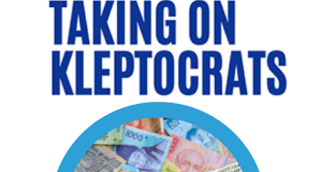 Center for anti-corruption & democratic trust logo Taking on Kleptocrats