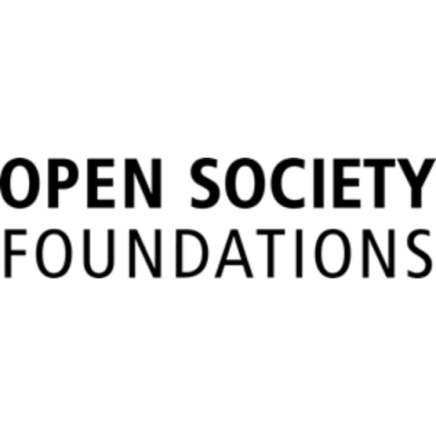 Open Society Foundations logo in black text