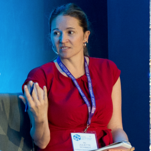 Headshot of Juliette Schmidt at conference