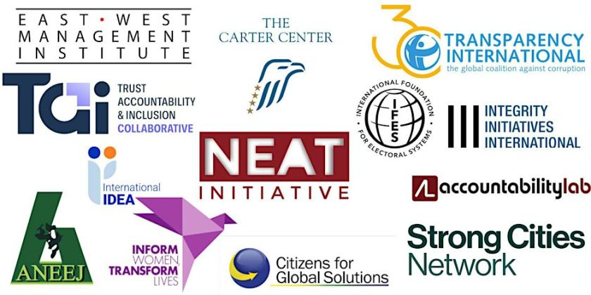 logos of associated organizations.