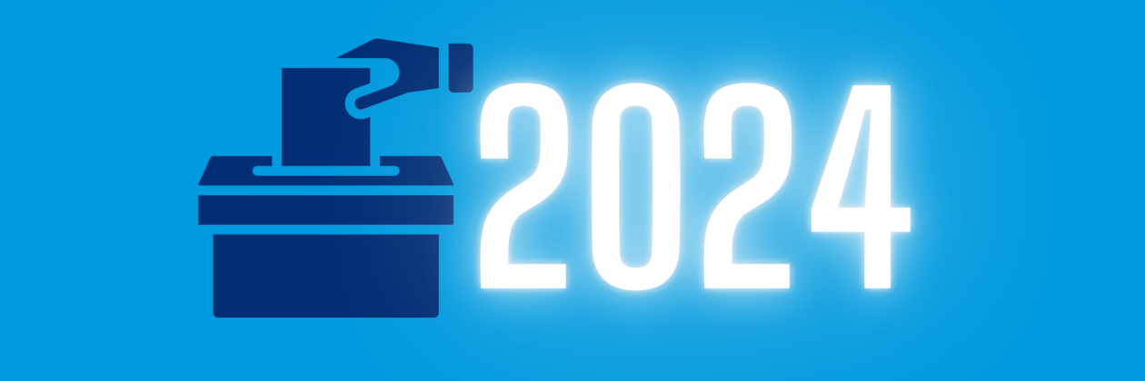 Graphic of ballot box 2024
