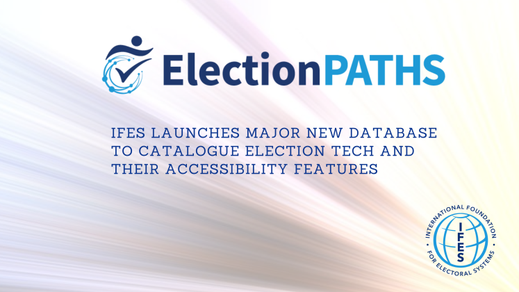 ElectionPATHS logo on a purple background