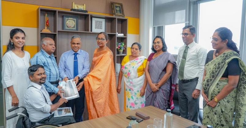 Accessibility Audit Report handed over to Sri Lanka Labour Ministry