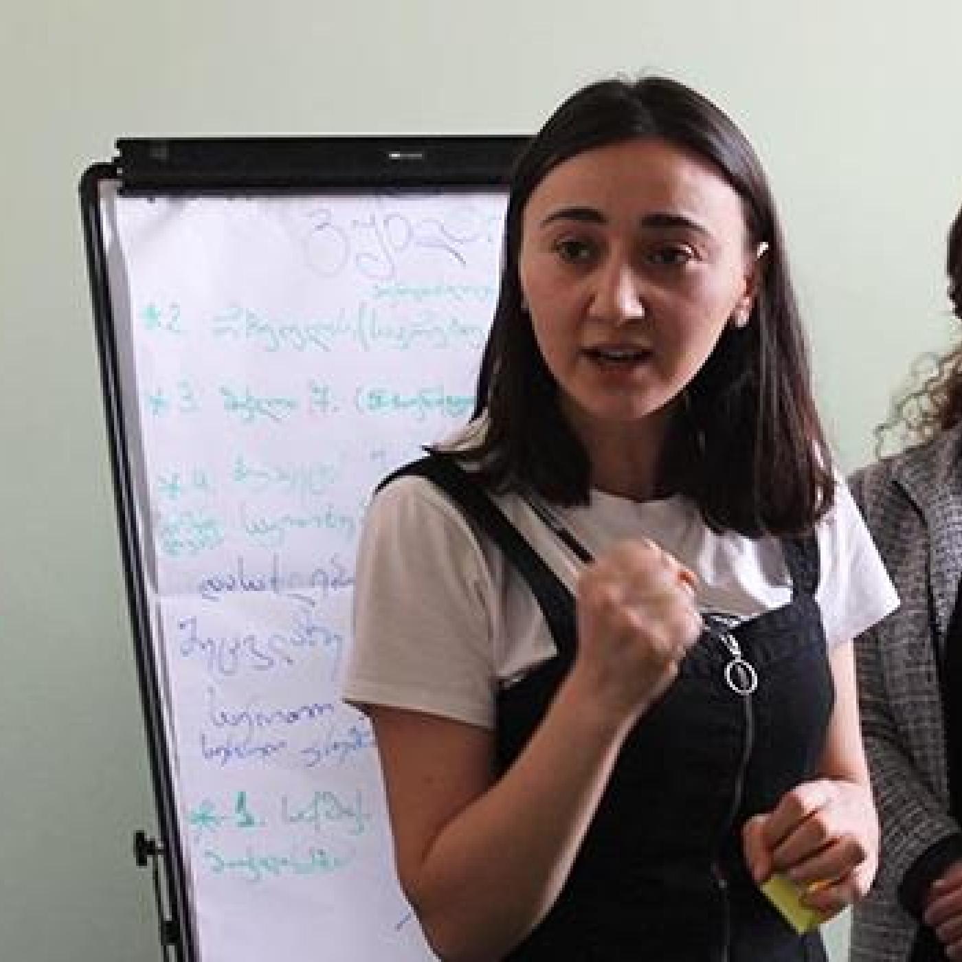 Youth community mobilizers present during an IFES “Knowledge, Advocacy, Responsibility Engagement” (KARe) program workshop.