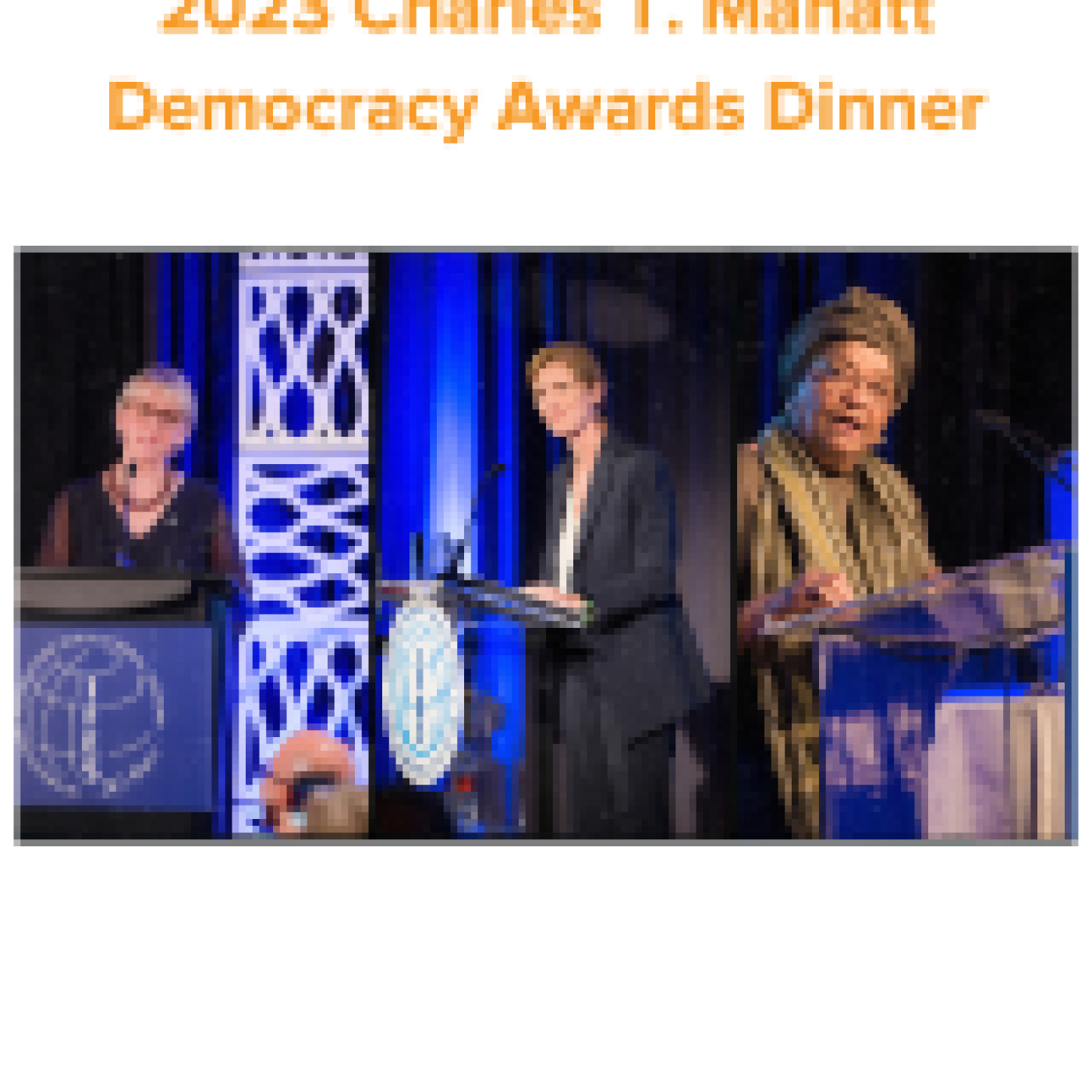 2023 Charles T. Manatt Democracy Awards