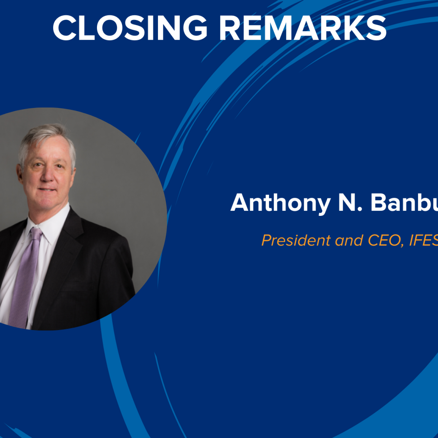 Closing remarks 