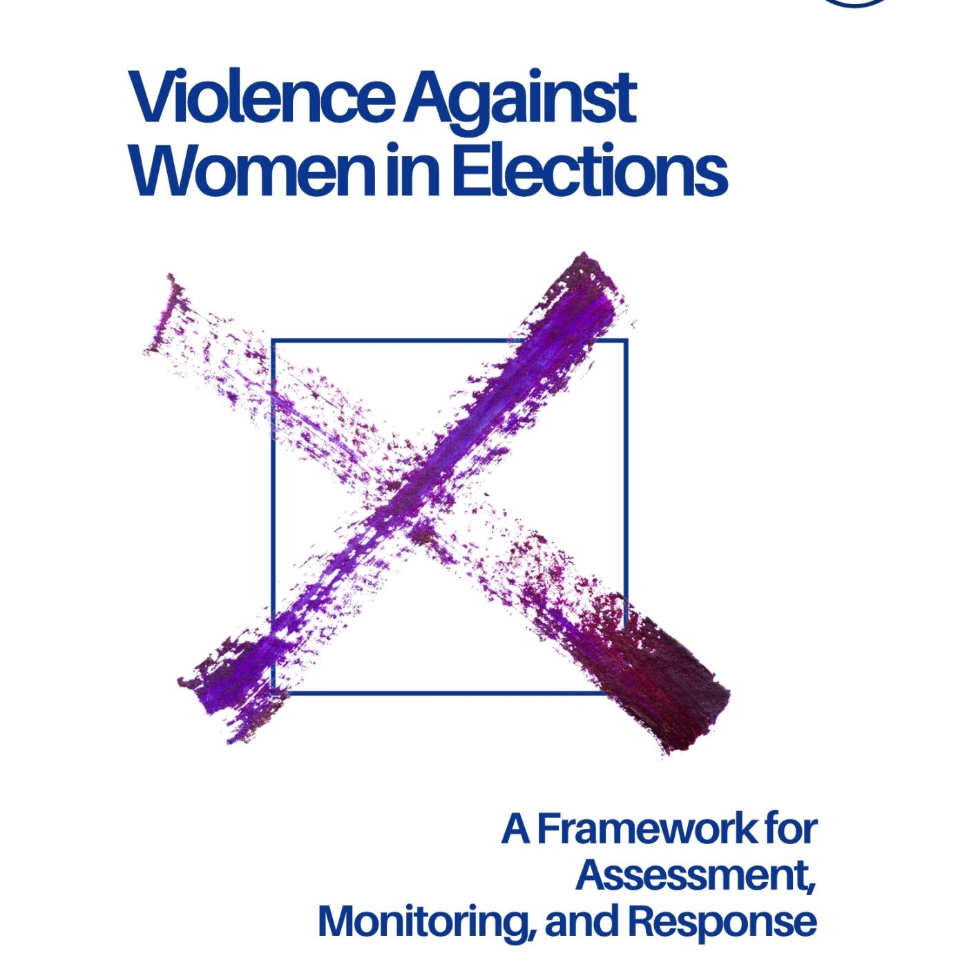 Report Cover: 2026 Violence Against Women in Elections