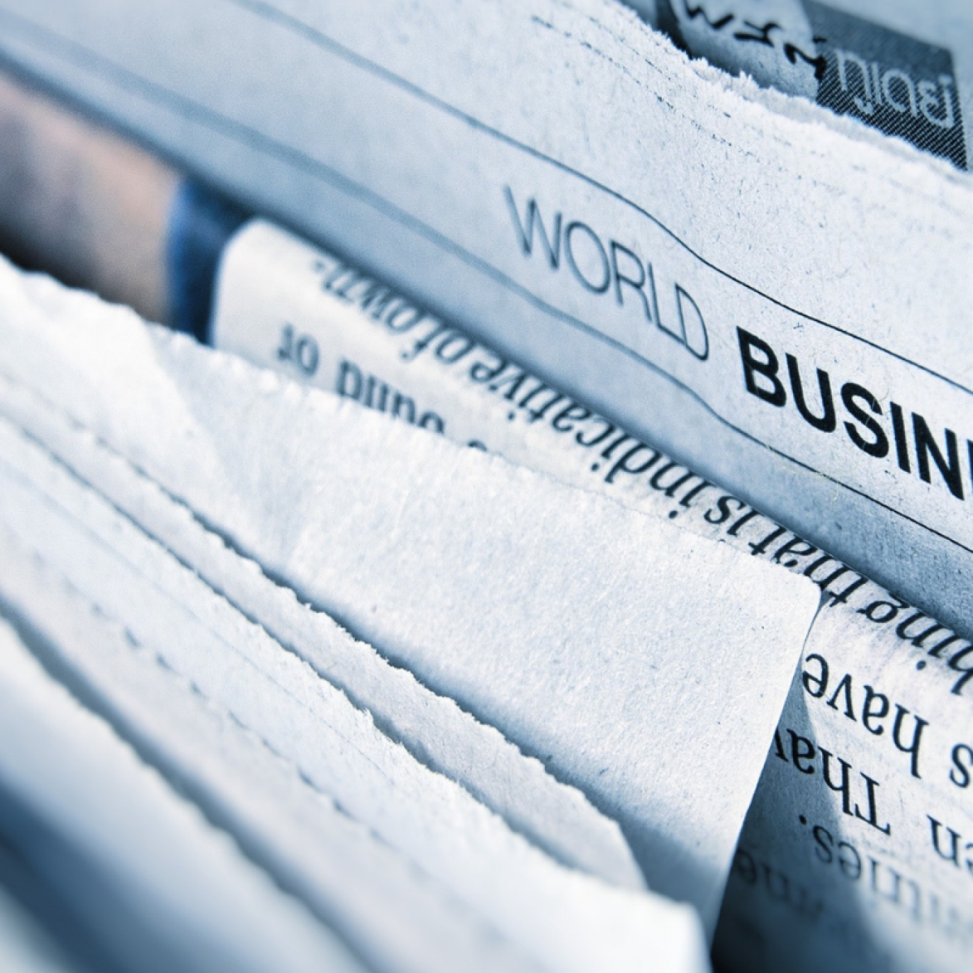 Stack of newspapers 