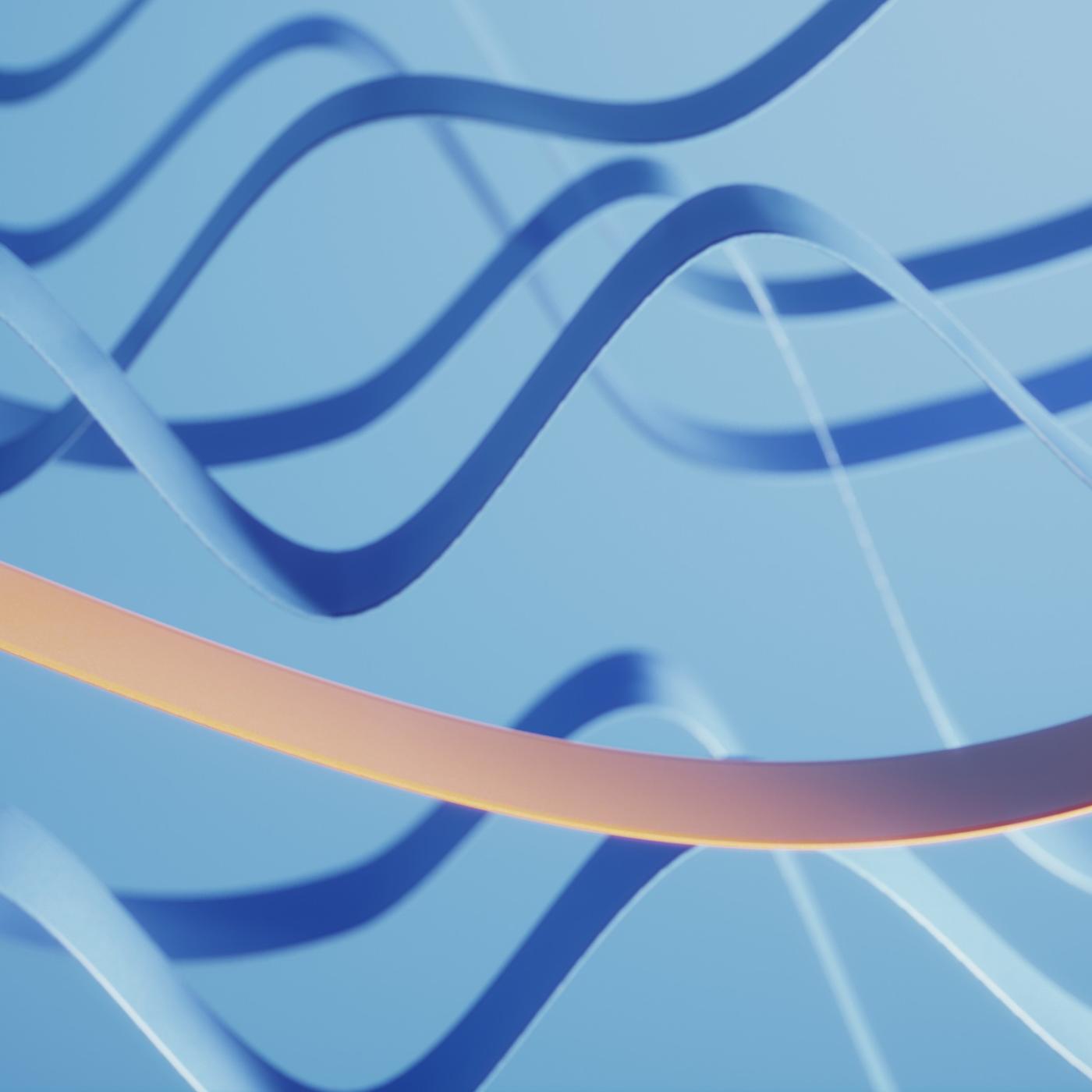 Flowing lines symbolizing change