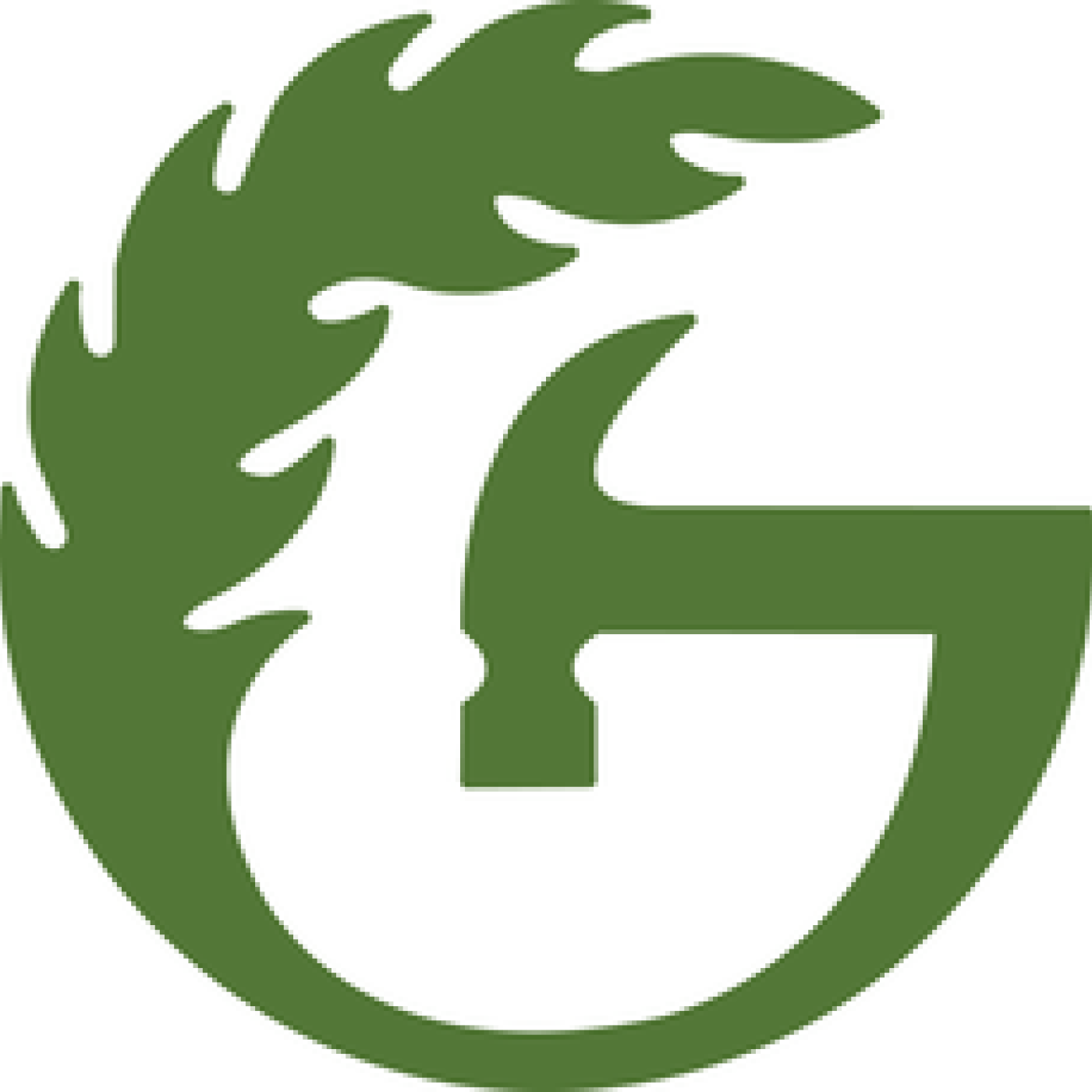 Green Hammer logo